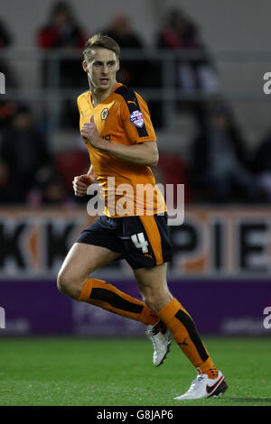 Rotherham United / Wolverhampton Wanderers - Sky Bet Championship - AESSEAL New York Stadium. David Edwards de Wolverhampton Wanderers Banque D'Images