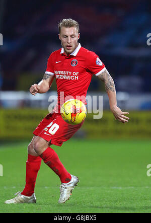 Football - Championnat Sky Bet - Huddersfield Town / Charlton Athletic - Stade John Smith.Chris Solly de Charlton Athletic Banque D'Images