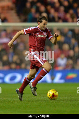 Christhian Stuani de Middlesbrough lors du match de championnat Sky Bet au stade Riverside, à Middlesbrough. Banque D'Images