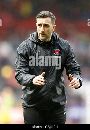Charlton Athletic / Nottingham Forest - Sky Bet Championship - The Valley.Charlton Athletic responsable de la science sportive Laurence Bloom Banque D'Images