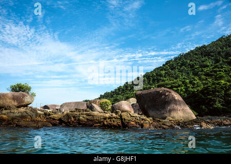 Plage de Trinidade - Paraty, Rio de Janeiro, Brésil de l'état Banque D'Images