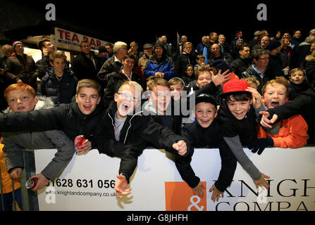 Maidenhead United v Port Vale - Unis FA Cup - Premier tour - Replay - York Road Banque D'Images