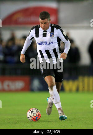 Maidenhead United v Port Vale - Emirates FA Cup - First Round - Replay - York Road. Ben Wright, Maidenhead United. Banque D'Images