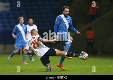 V Bolton Wanderers FC Eastleigh - Unis FA Cup - troisième ronde Replay - Macron Stadium Banque D'Images