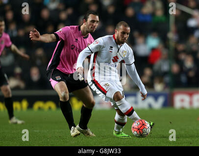 MK Dons v Northampton Town - Unis FA Cup - troisième ronde Replay - Stadium mk Banque D'Images