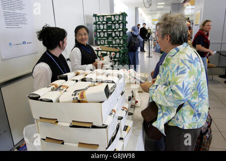 Grève de Gate Gourmet Banque D'Images