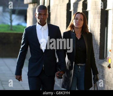 Marcus Bent affaire judiciaire Banque D'Images