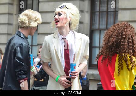 Gay Pride Parade 2016, London, England, UK Banque D'Images