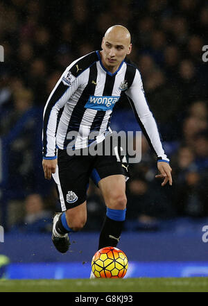 Everton contre Newcastle United - Barclays Premier League - Goodison Park.Jonjo Shelvey de Newcastle United pendant la Barclays Premier League à Goodison Park, Liverpool. Banque D'Images