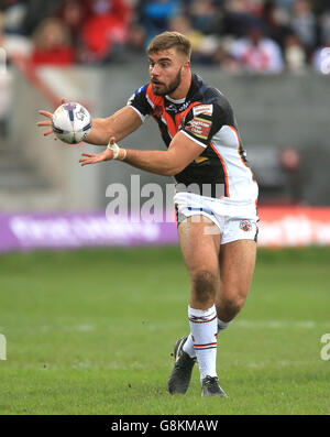 Castleford Tigers Mike McMeeken lors du premier match Super League Utility au KC LightStream Stadium, Hull. Banque D'Images