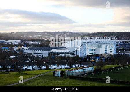 Leeds United / Middlesbrough - Sky Bet Championship - Elland Road.Une vue générale d'Elland Road avant le match de championnat Sky Bet entre Leeds United et Middlesbrough. Banque D'Images