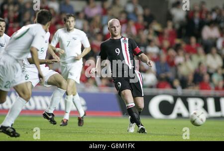 Football - match amical - Pays de Galles v France - Le nouveau stade Banque D'Images