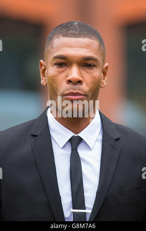 Marcus Bent affaire judiciaire Banque D'Images