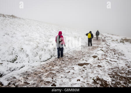 Météo d'hiver 13 Février 2016 Banque D'Images