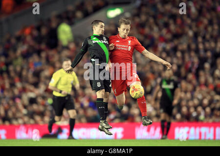 Liverpool v Stoke City - Capital One Cup - Demi-finale - deuxième manche - Anfield Banque D'Images