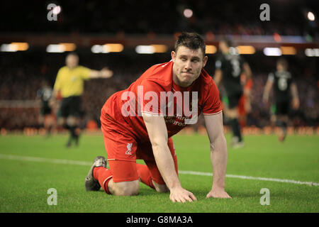 Liverpool v Stoke City - Capital One Cup - Demi-finale - deuxième manche - Anfield Banque D'Images