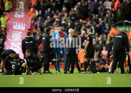 Liverpool v Stoke City - Capital One Cup - Demi-finale - deuxième manche - Anfield Banque D'Images