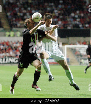 Football - match amical - Pays de Galles v France - Le nouveau stade Banque D'Images