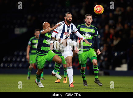 West Bromwich Albion v Swansea City - Barclays Premier League - The Hawthorns Banque D'Images