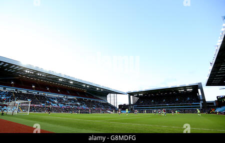 Aston Villa v Manchester City - Emirates FA Cup - Fourth Round - Villa Park. Vue générale sur le terrain de la Villa Park Banque D'Images