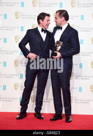 BAFTA Film Awards 2016 - Salle de presse - Londres Banque D'Images