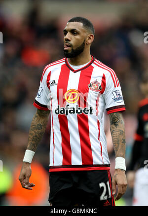 Sunderland / Manchester United - Barclays Premier League - Stade de lumière. Yann m'Vila de Sunderland Banque D'Images