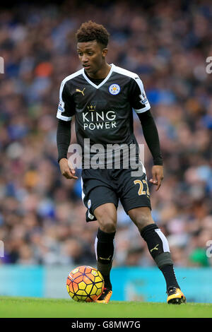 Manchester City / Leicester City - Barclays Premier League - Etihad Stadium. Demarai Gray, Leicester City Banque D'Images