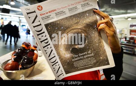 Journal indépendant fermer Banque D'Images