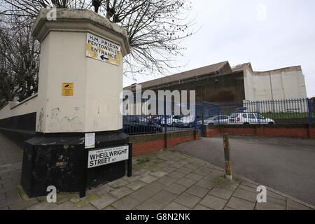 Vue générale HMP Pentonville, une prison pour hommes de catégorie B/C dans le nord de Londres. Banque D'Images