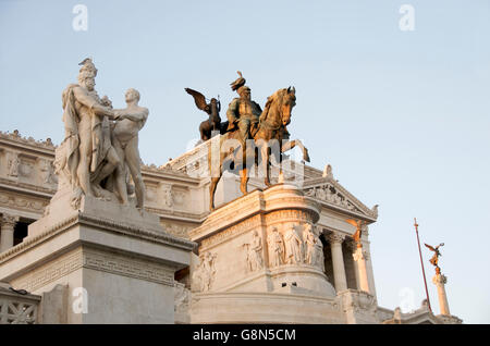 Vittoriano, Monument à Victor Emmanuel II, Rome, Italie, Europe Banque D'Images