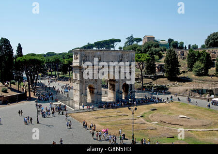 Arc de Constantin, Rome, Latium, Italie, Europe Banque D'Images