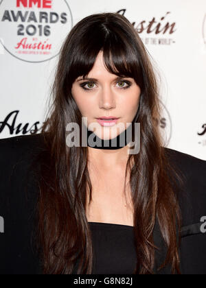 Lilah Parsons assiste aux NME Awards 2016 avec Austin, Texas, à l'O2 Brixton Academy, Londres. APPUYEZ SUR ASSOCIATION photo. Date de la photo: Mercredi 17 février 2016. Voir PA Story SHOWBIZ NME. Le crédit photo devrait se lire comme suit : Ian West/PA Wire Banque D'Images