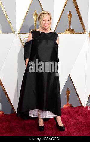 Jacqueline West arrive au 88e Academy Awards qui s'est tenu au Dolby Theatre à Hollywood, Los Angeles, CA, USA, le 28 février 2016. Banque D'Images