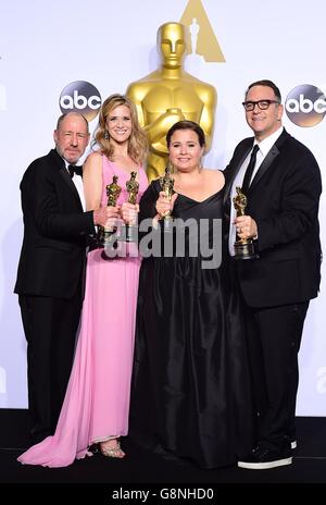 La 88e Academy Awards - Salle de presse - Los Angeles Banque D'Images