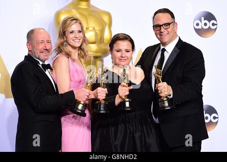 La 88e Academy Awards - Salle de presse - Los Angeles Banque D'Images