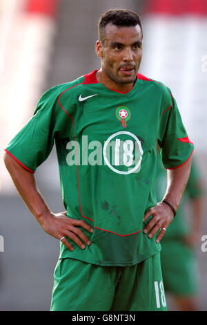 Football - International friendly - Maroc / Togo - Stade Robert Diochon. Mourad Hdioued, Maroc Banque D'Images