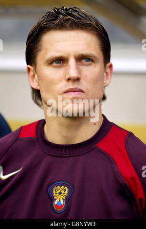 Football - International friendly - Allemagne / Russie - Borussia Park. Igor Semshov, Russie Banque D'Images