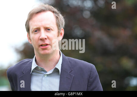 Paul Murray auteur et écrivain et lauréat du prix de l'Everyman Wodehouse Bollinger Fiction comique en 2016 Banque D'Images