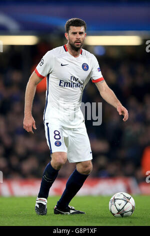 Chelsea / Paris Saint Germain - UEFA Champions League - Round of Sixteen - second Leg - Stamford Bridge. Thiago Motta de Paris Saint Germain Banque D'Images