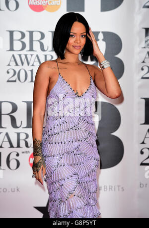 Brit Awards 2016 - Arrivées - Londres Banque D'Images