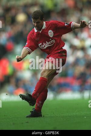 Soccer - FA Carling Premiership - Liverpool / Chelsea. Stig Inge Bjornebye, Liverpool Banque D'Images