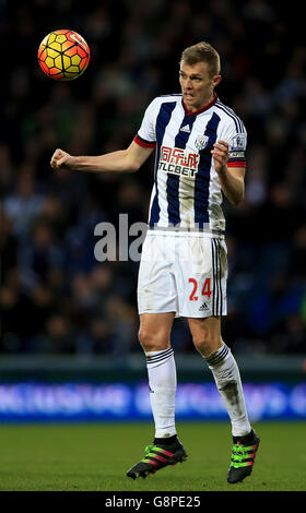 West Bromwich Darren Fletcher d'Albion lors du match de la Barclays Premier League aux Hawthorns, West Bromwich. Banque D'Images