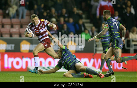 Wigan Warriors v Leeds Rhinos - Premier League Super Utilitaire - DW Stadium Banque D'Images