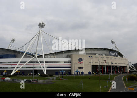 Bolton Wanderers / Burnley - Championnat du pari du ciel - Stade Macron. Stade Macron de Bolton Wanderers Banque D'Images