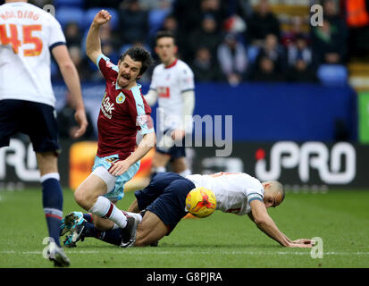 Bolton Wanderers v Burnley - Sky Bet Championship - Macron Stadium Banque D'Images