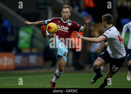 Bolton Wanderers v Burnley - Sky Bet Championship - Macron Stadium Banque D'Images