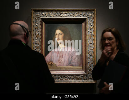 À l'âge de Giorgione exposition - Londres Banque D'Images