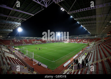 Rotherham United contre Middlesbrough - Championnat Sky Bet - AESSEAL New York Stadium.Vue générale du stade AESSEAL New York Banque D'Images