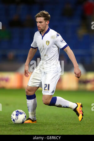 Cardiff City / Leeds United - Sky Bet Championship - Cardiff City Stadium. Charlie Taylor de Leeds United Banque D'Images