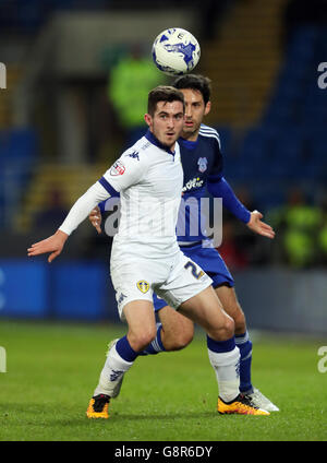 Cardiff City / Leeds United - Sky Bet Championship - Cardiff City Stadium. Lewis Cook de Leeds United Banque D'Images